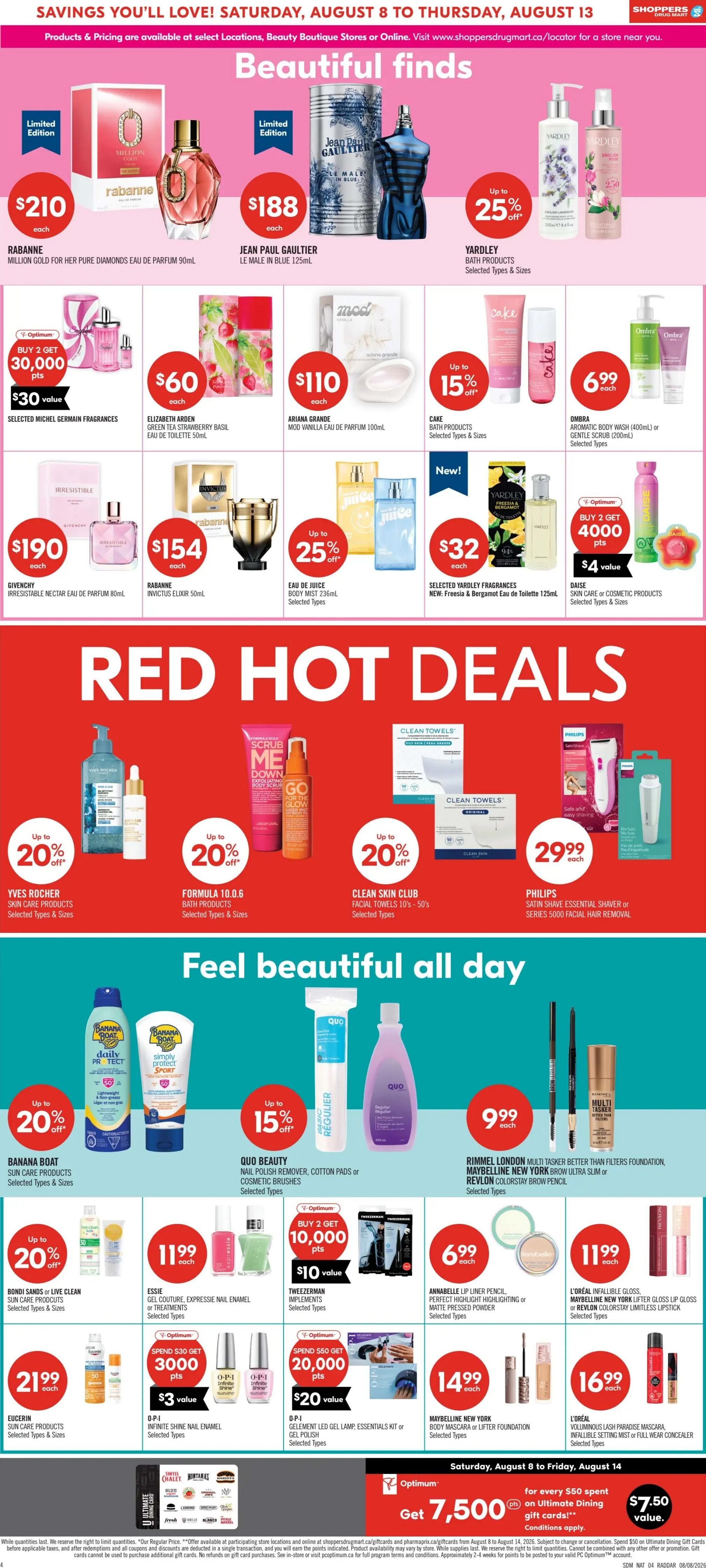 Shoppers Drug Mart (Atlantic) Flyer August 8 to 13