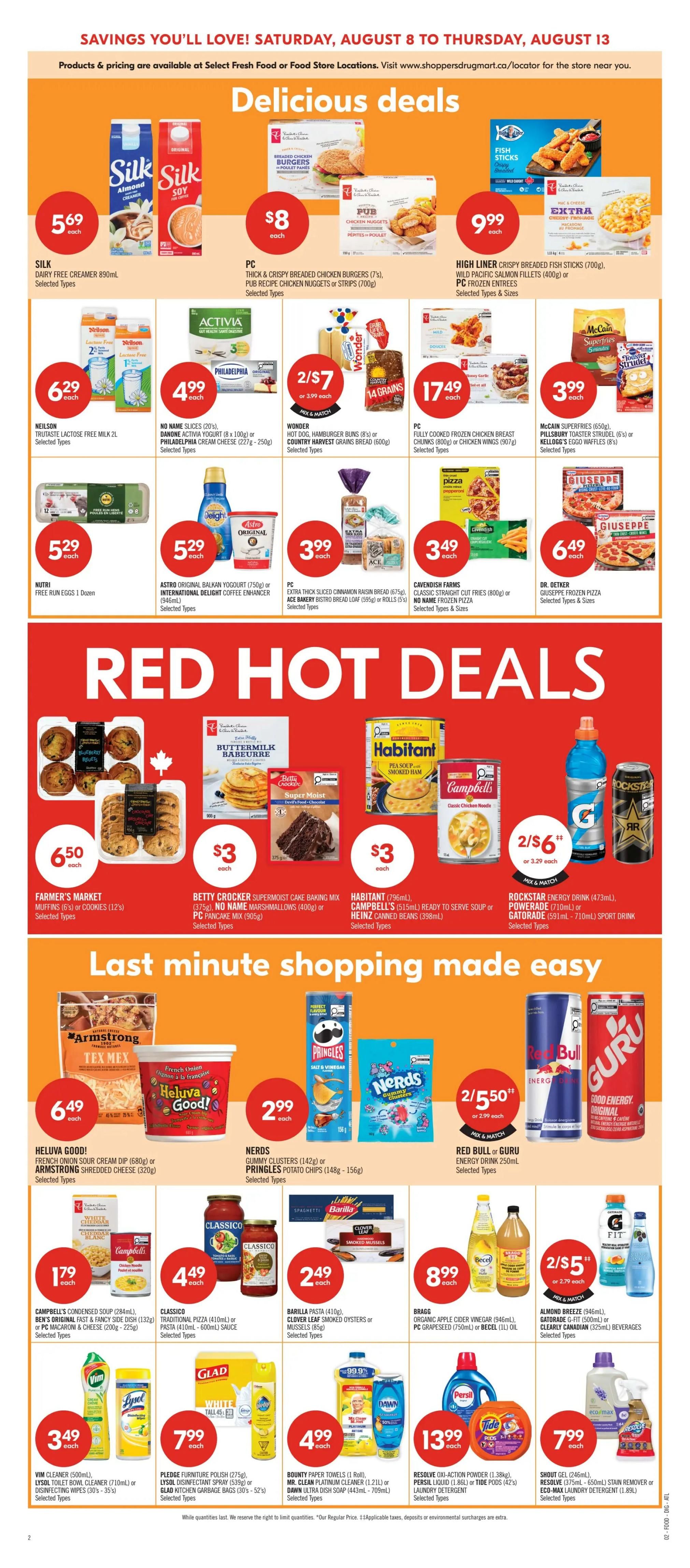 Shoppers Drug Mart (Atlantic) Flyer August 8 to 13