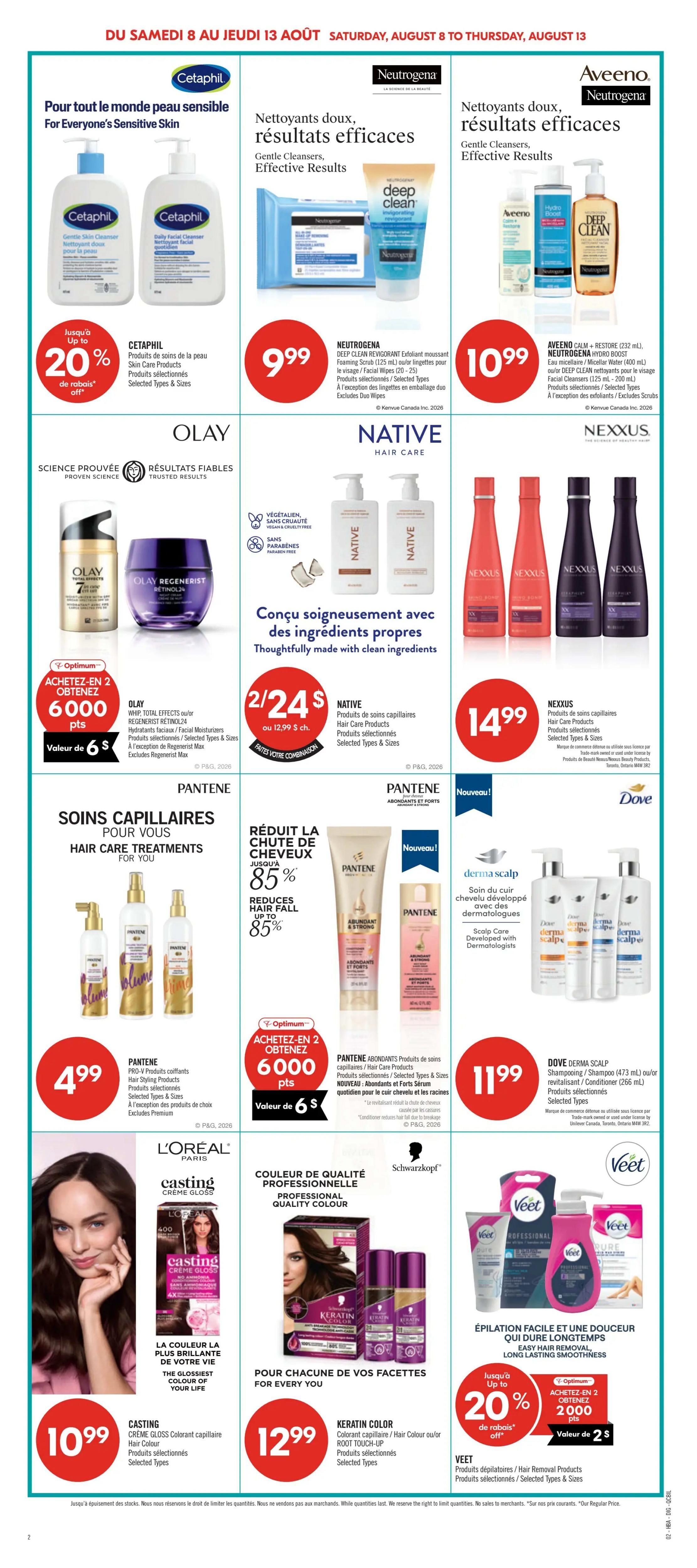 Pharmaprix Flyer August 8 to 13