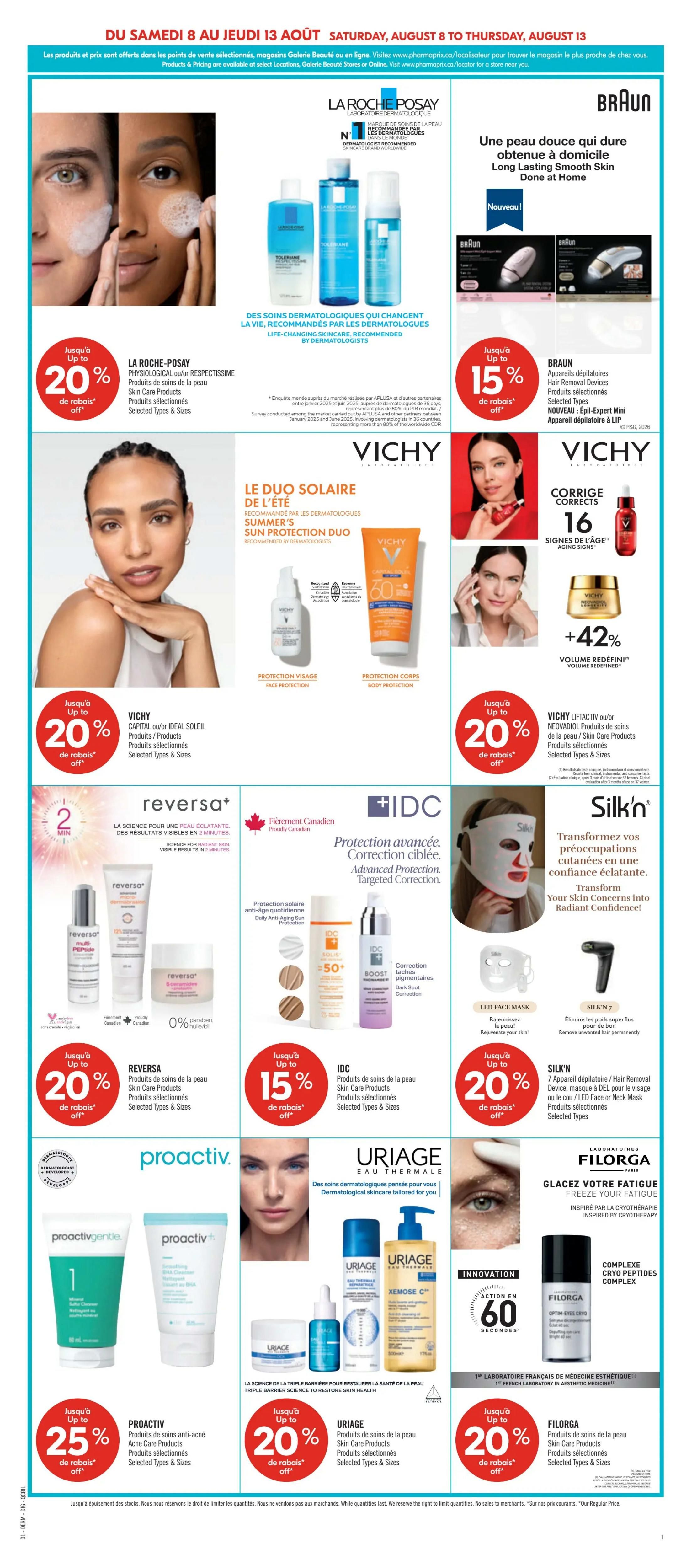 Pharmaprix Flyer August 8 to 13