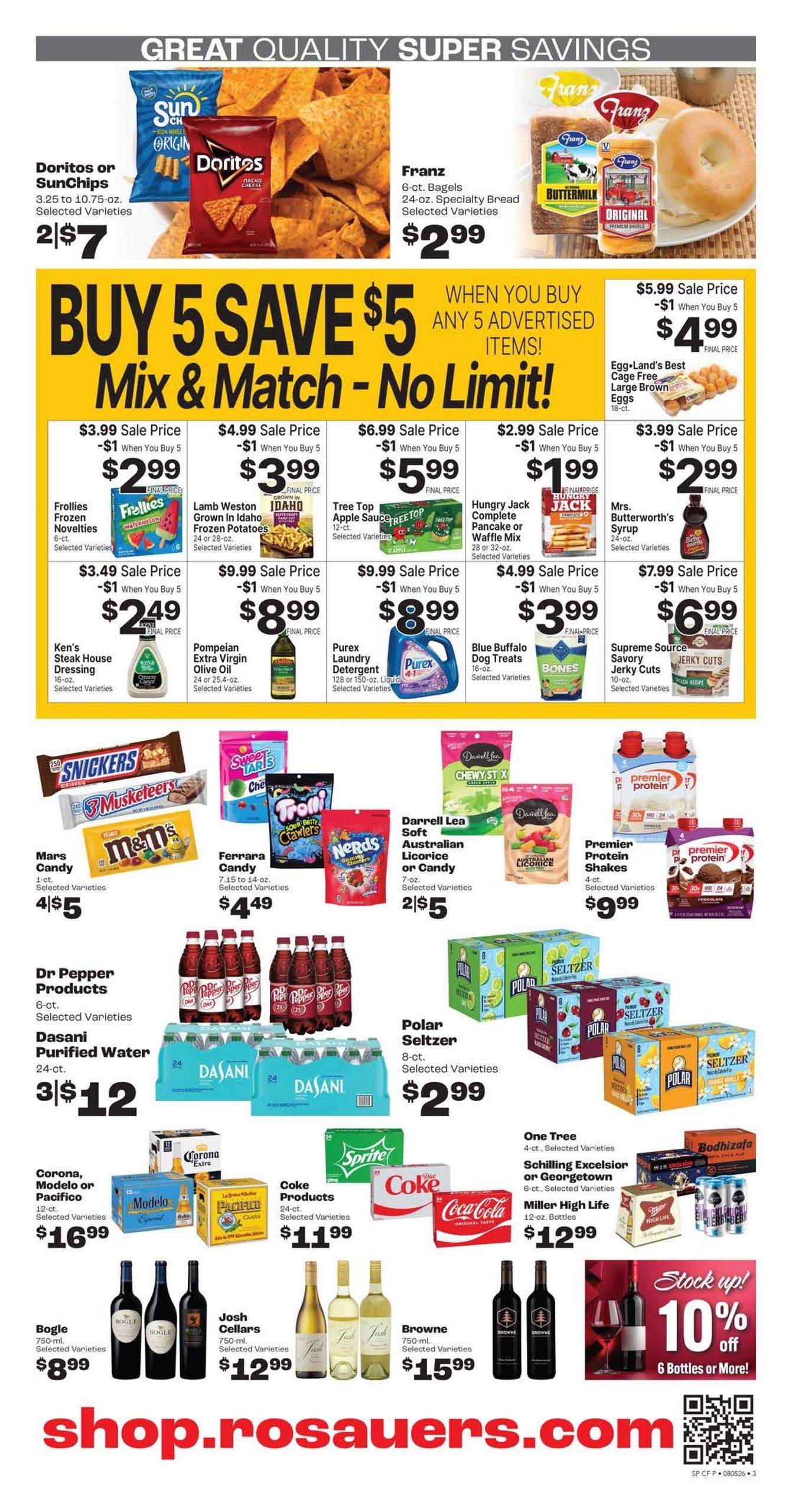 Rosauers (Spokane Valley–Spokane Area, WA) Weekly Ad August 5 - 11, 2026