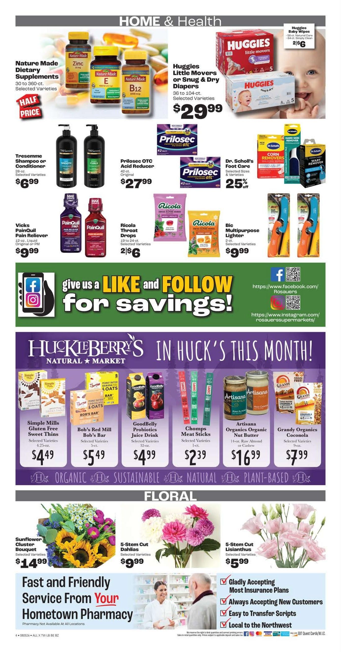 Rosauers (Spokane Valley–Spokane Area, WA) Weekly Ad August 5 - 11, 2026
