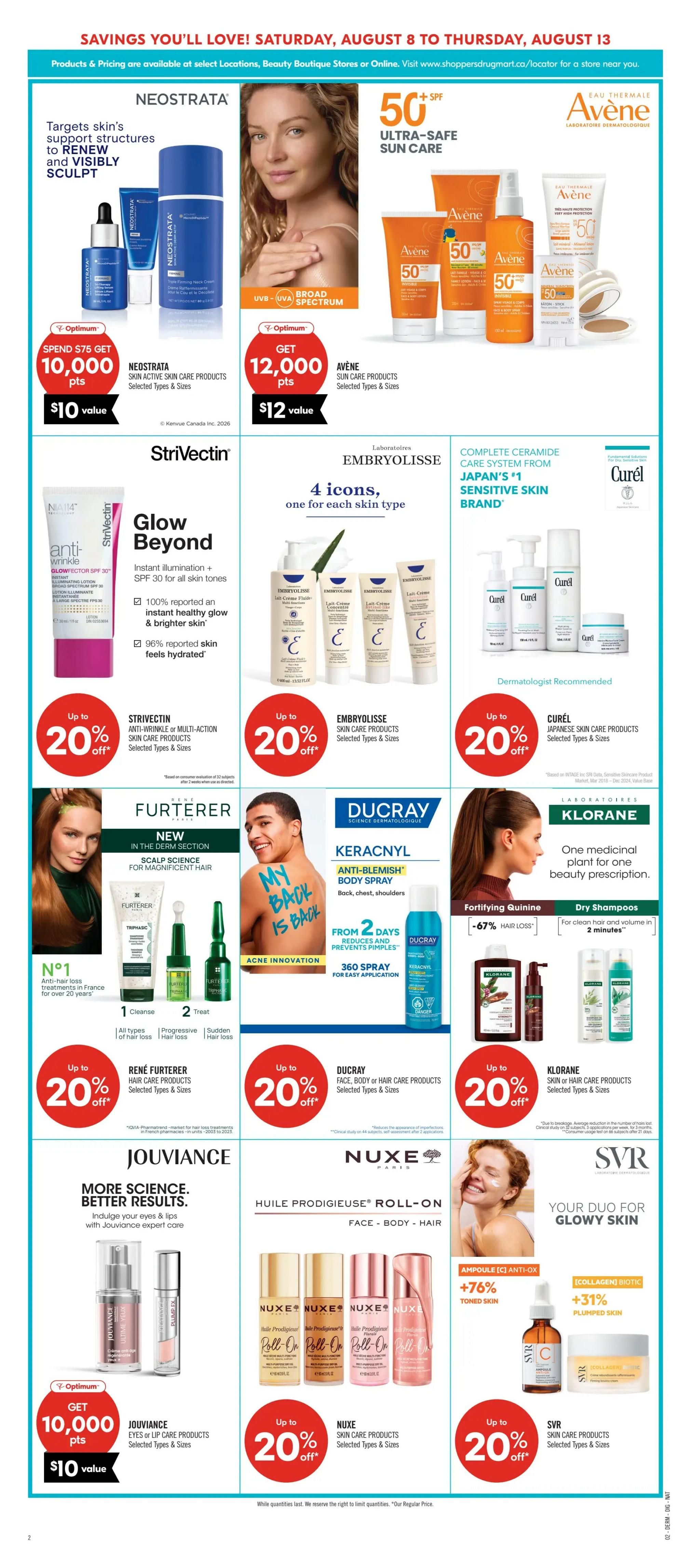 Shoppers Drug Mart (West) Flyer August 8 to 13