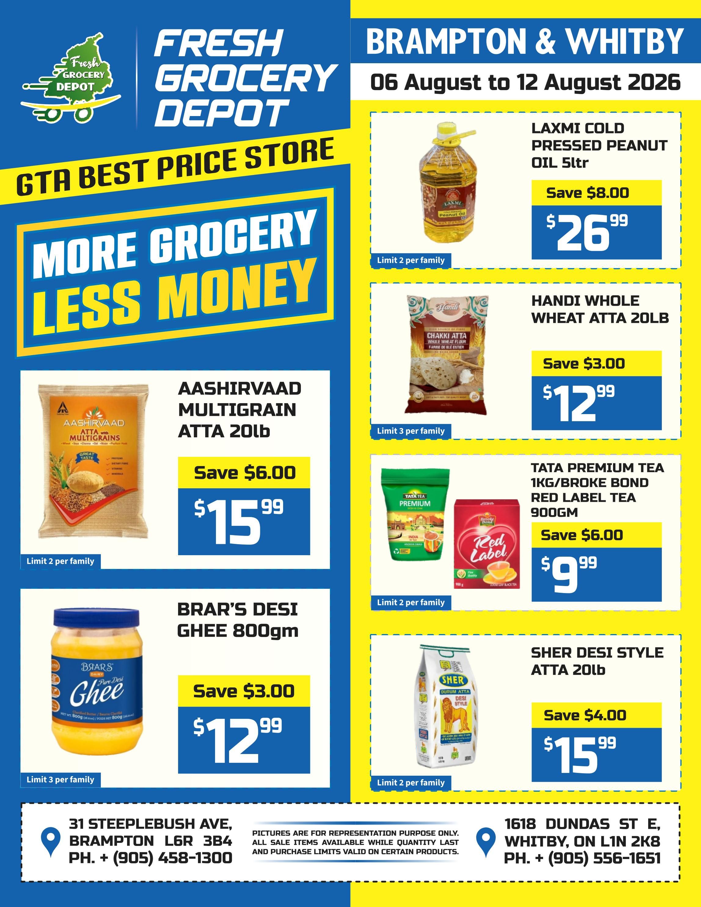 Fresh Grocery Depot Flyer August 6 to 12