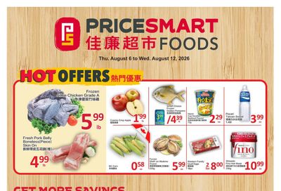 PriceSmart Foods Flyer August 6 to 12