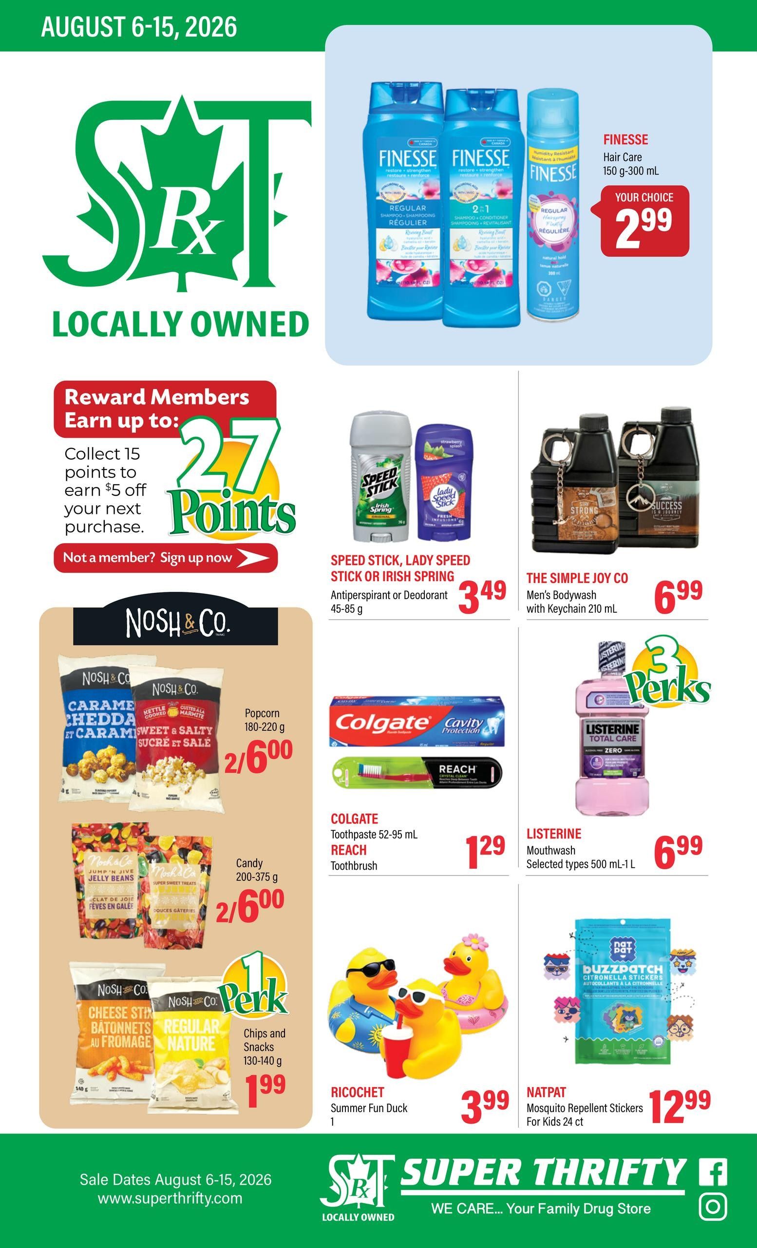 Super Thrifty Flyer August 6 to 15