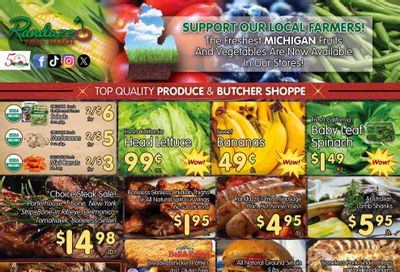 Randazzo Fresh Market (Warren–Sterling Heights Area, MI) Weekly Ad August 6 - 12, 2026