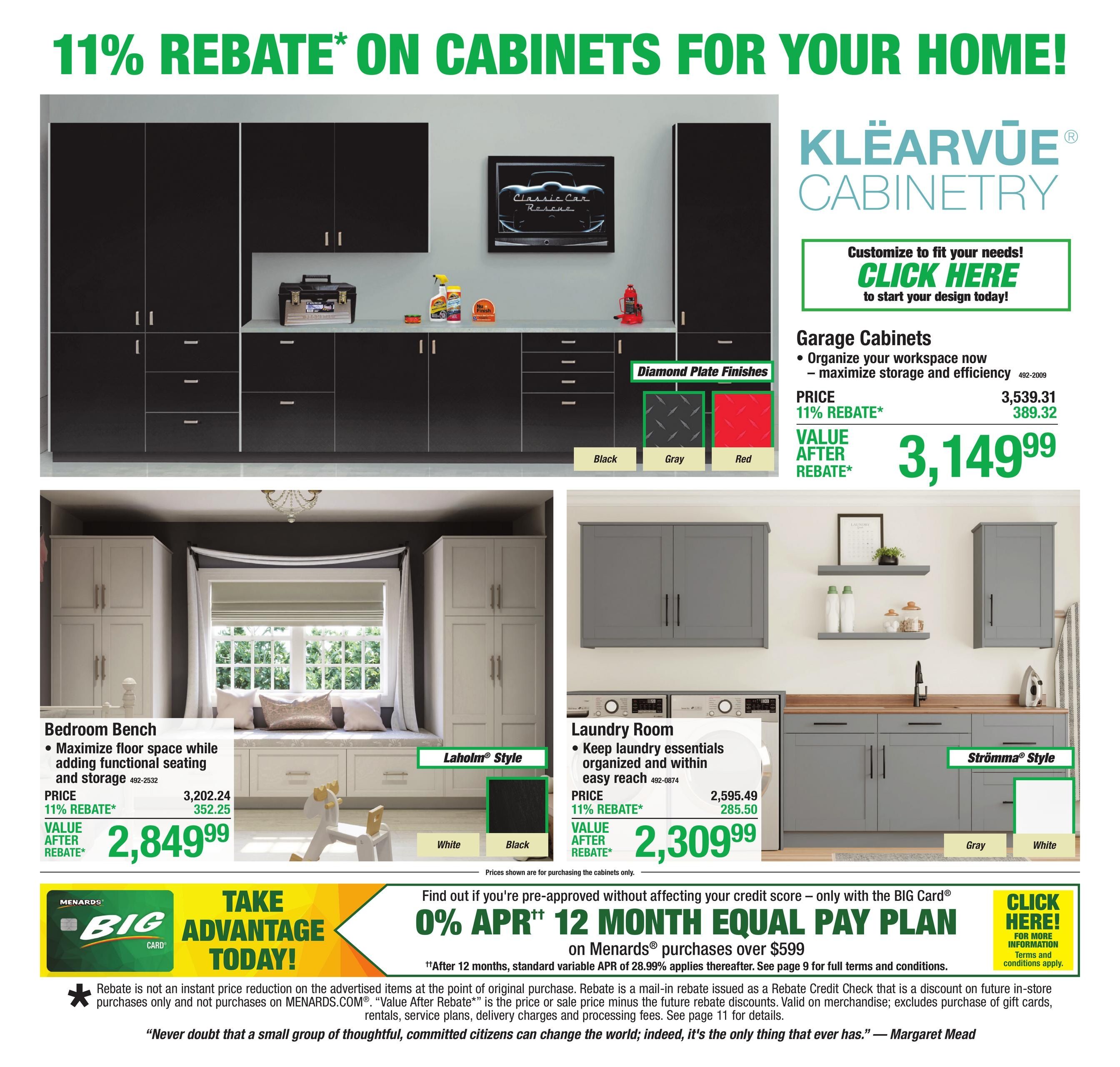 Menards (Warren–Sterling Heights Area, MI) 11% Rebate Sale Weekly Ad August 6 - 17, 2026