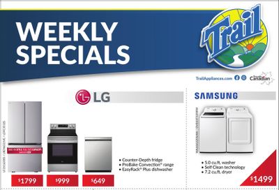 Trail Appliances (AB & SK) Flyer August 6 to 12