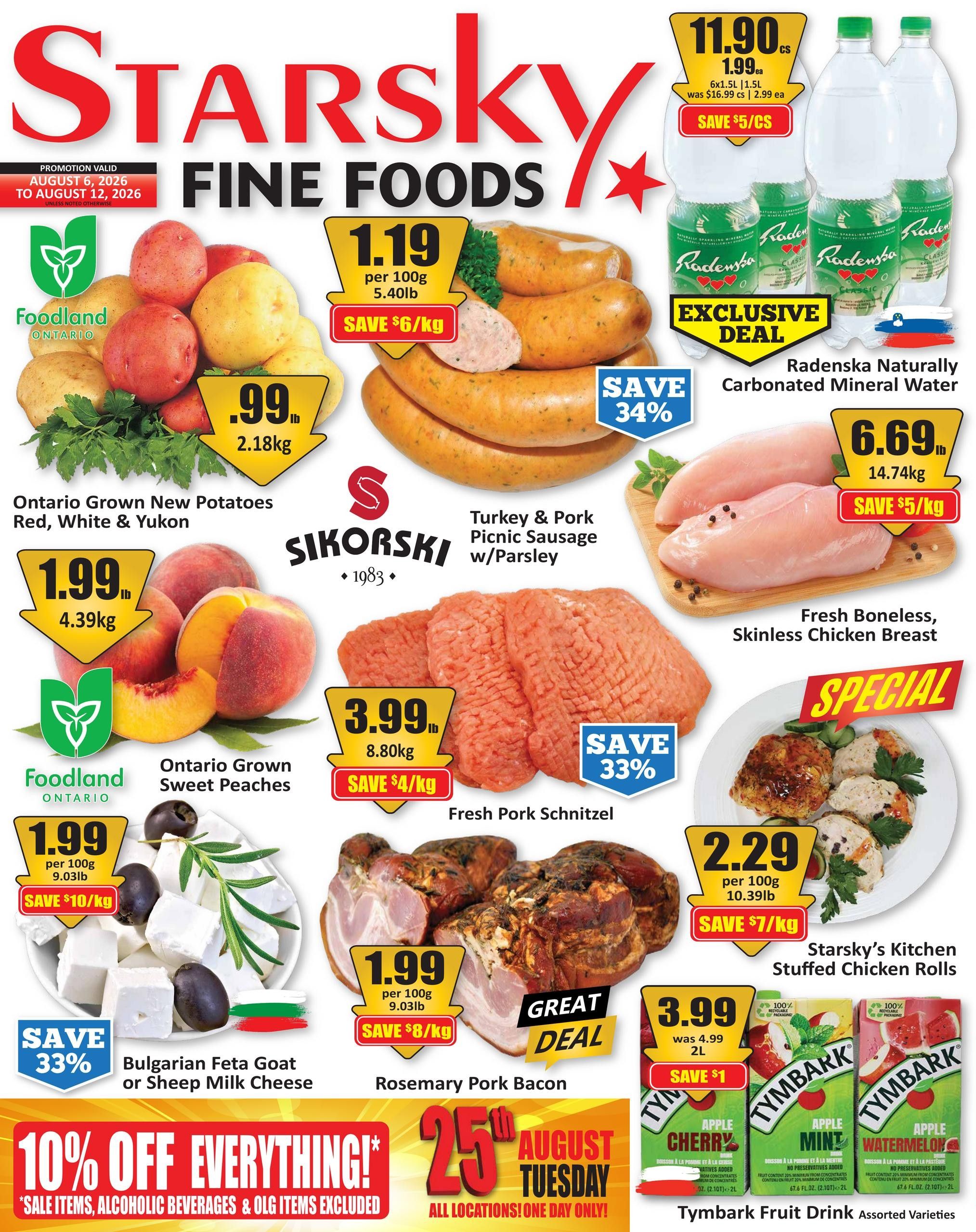 Starsky Foods Flyer August 6 to 12