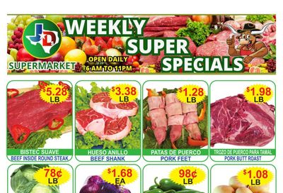 JD's Supermarket (Austin–Cedar Creek Area, TX) Weekly Ad August 5 - 11, 2026