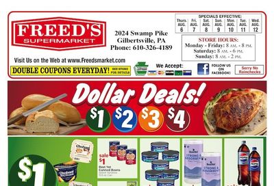 Freed's Market Weekly Ad August 6 - 12, 2026