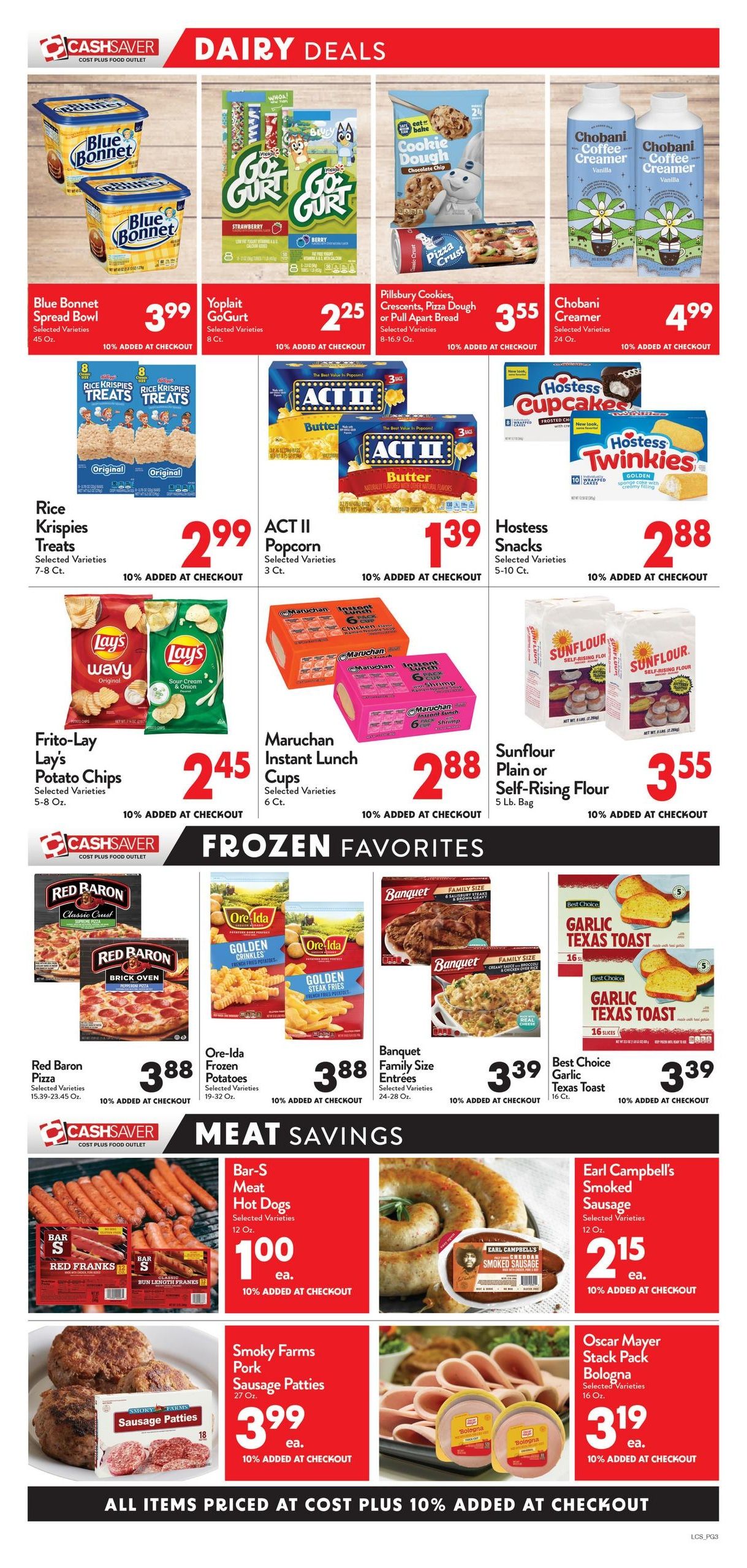 Larson's Cash Saver (Holly Springs–Mount Pleasant Area, MS) Weekly Ad August 5 - 11, 2026