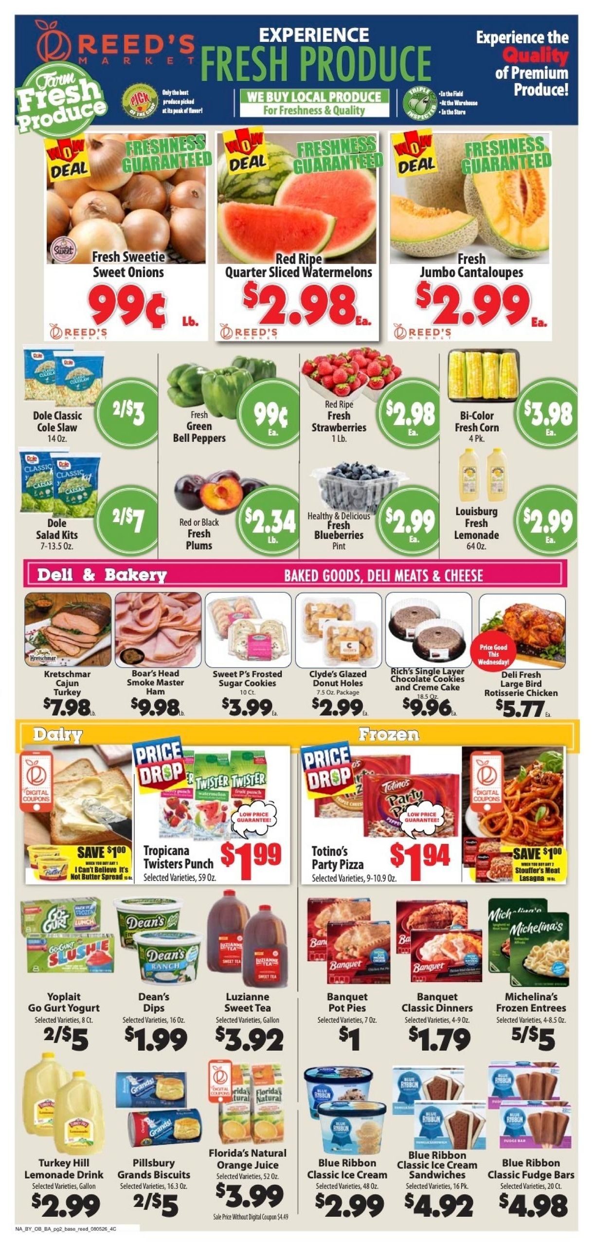 Reed's Piggly Wiggly (saveatthepig) Weekly Ad August 5 - 11, 2026