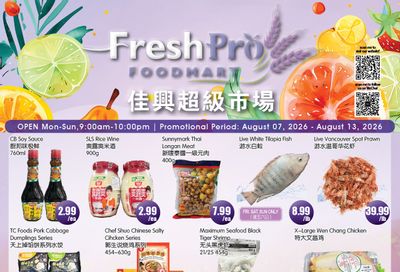 FreshPro Foodmart (Richmond Hill) Flyer August 7 to 13