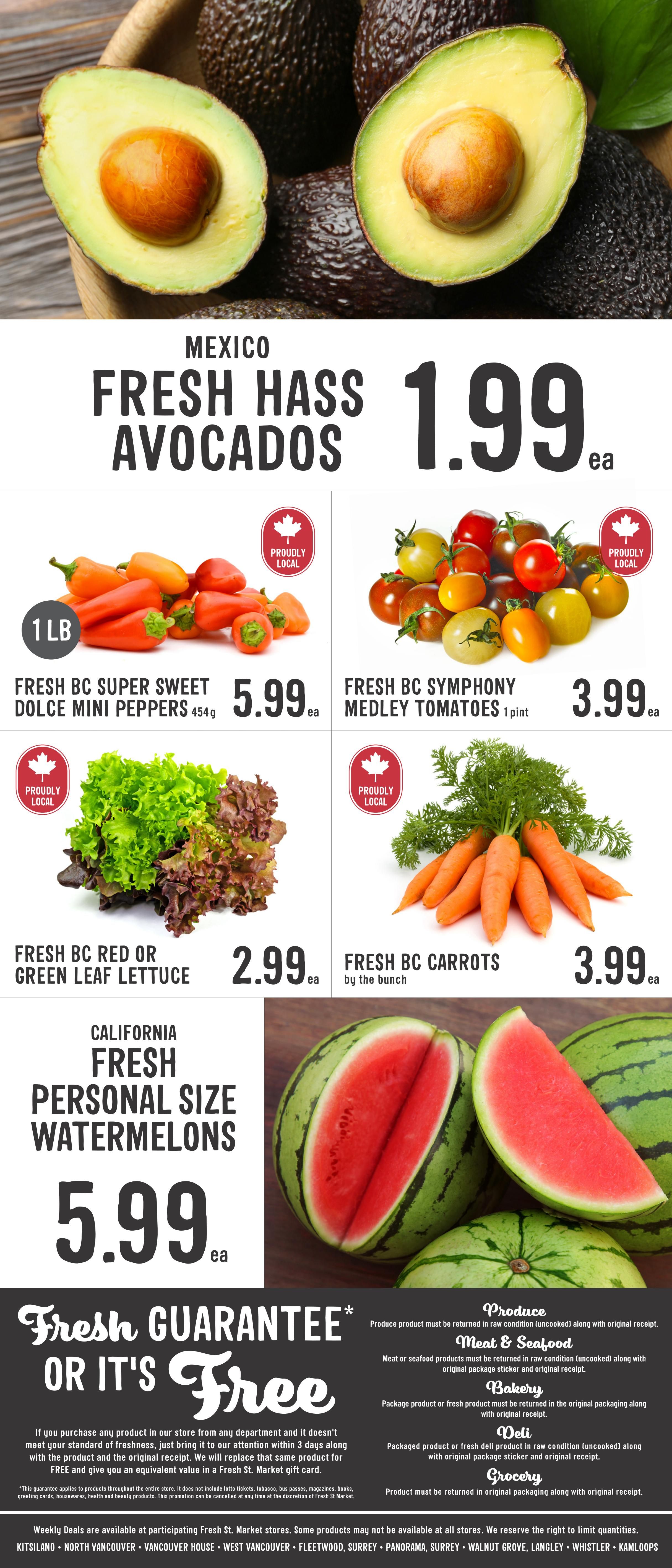 Fresh St. Market Flyer August 7 to 13