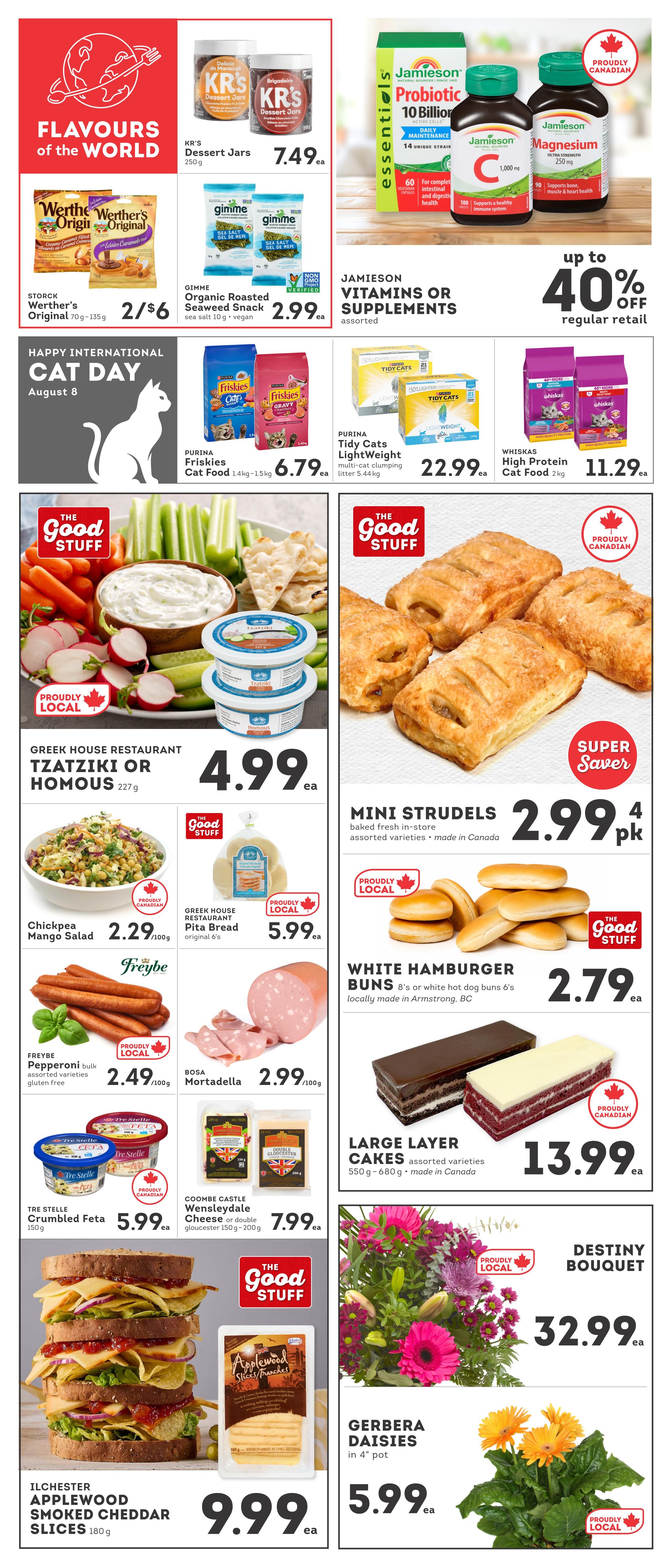 IGA Stores of BC Flyer August 7 to 13