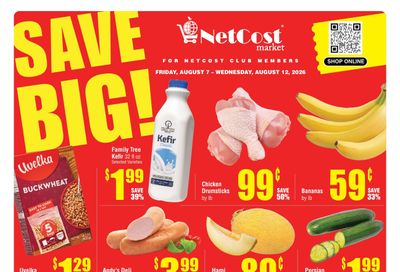 NetCost Market Weekly Ad August 7 - 12, 2026