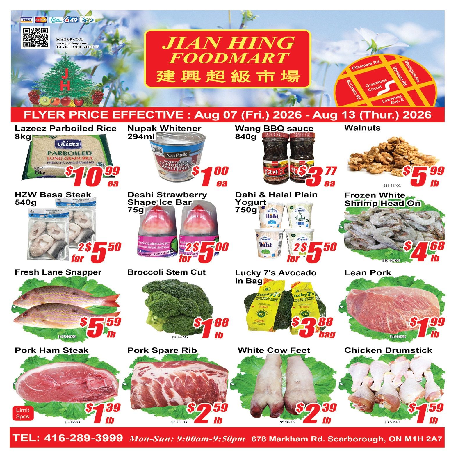 Jian Hing Foodmart (Scarborough) Flyer August 7 to 13
