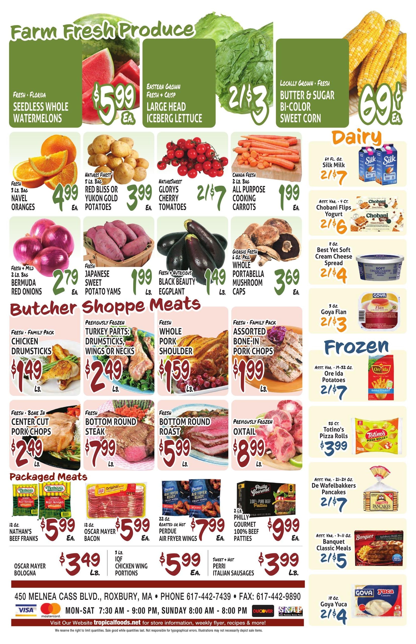 Tropical Foods Supermarket Weekly Ad August 6 - 12, 2026