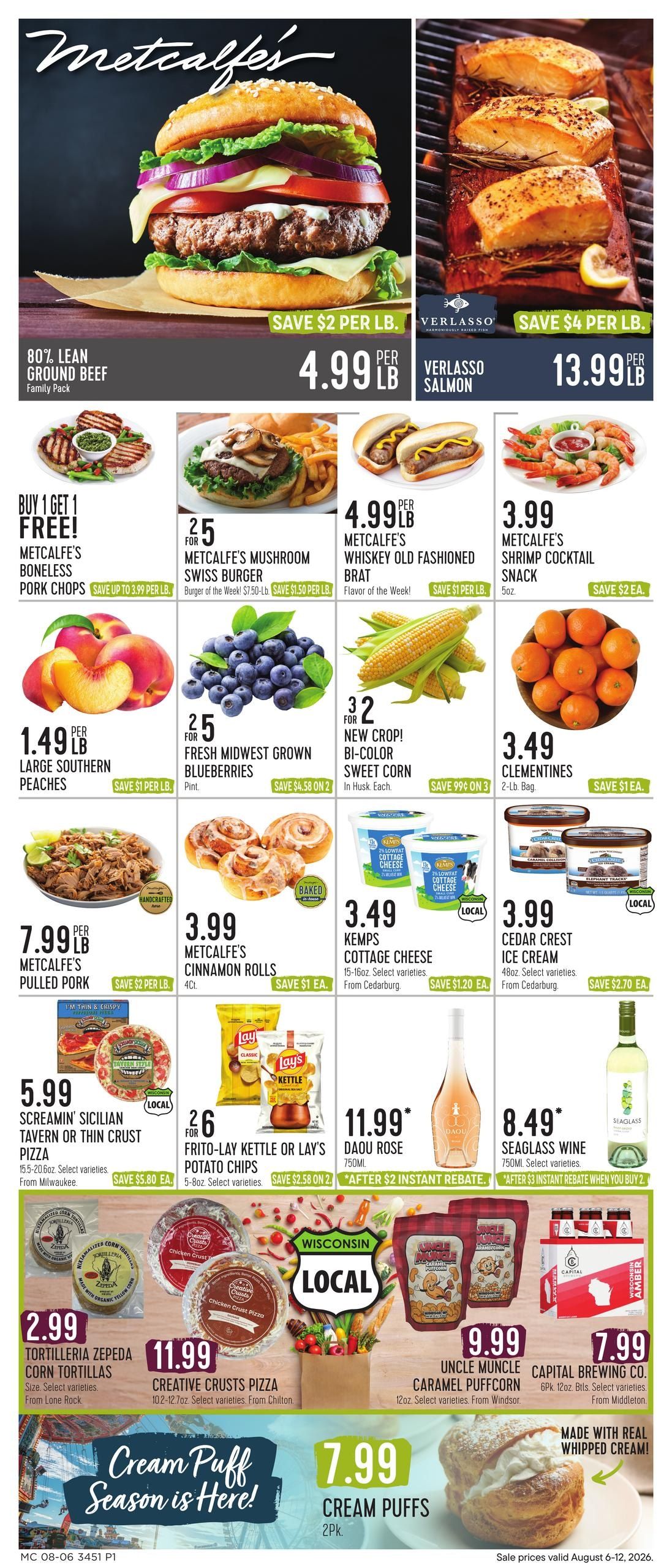 Metcalfe's (Madison–Milwaukee Area, WI) Weekly Ad August 6 - 12, 2026
