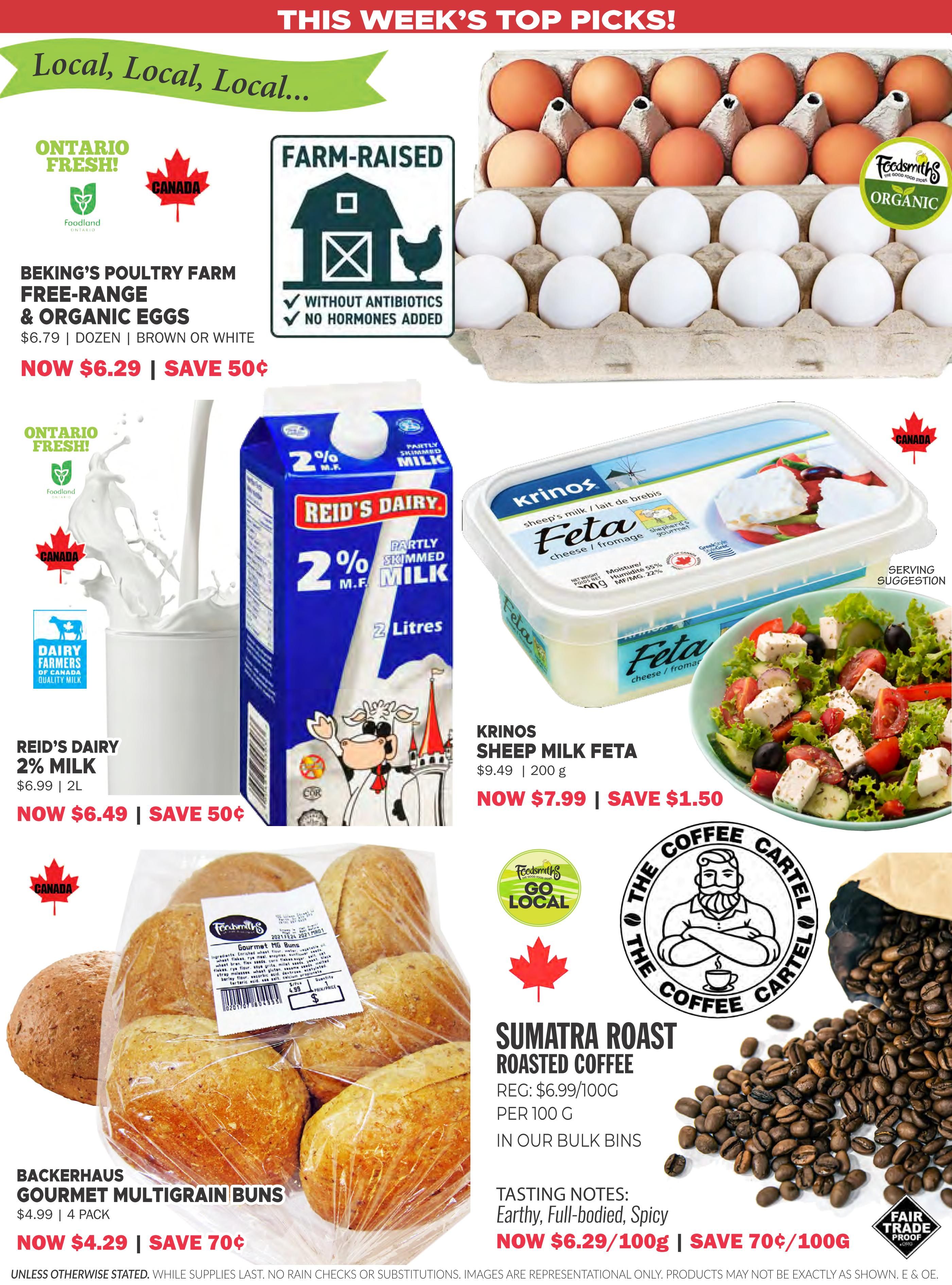 Foodsmiths Flyer August 6 to 13