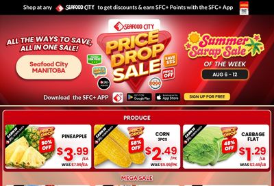 Seafood City Supermarket (MB) Flyer August 6 to 12