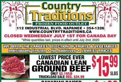 Country Traditions Flyer June 25 to July 2