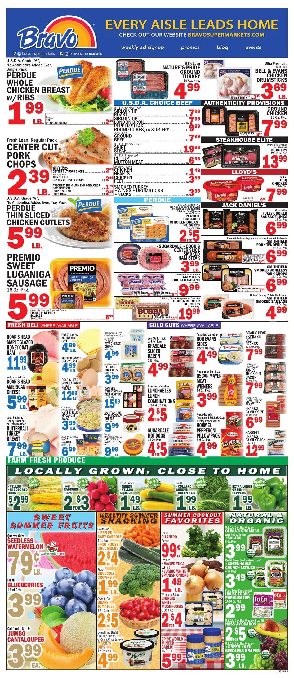 Bravo Supermarket (Coral Springs–Pompano Beach Area, FL) Weekly Ad August 7 - 13, 2026