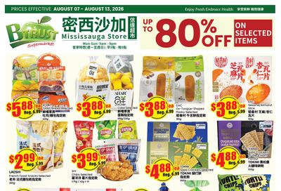 Btrust Supermarket (Mississauga) Flyer August 7 to 13