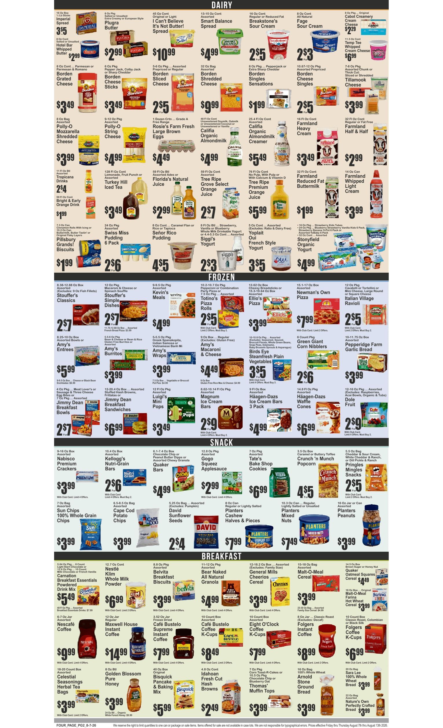 Food Universe (82 W. Kingsbridge Rd., Bronx, NY) Weekly Ad August 7 - 13, 2026