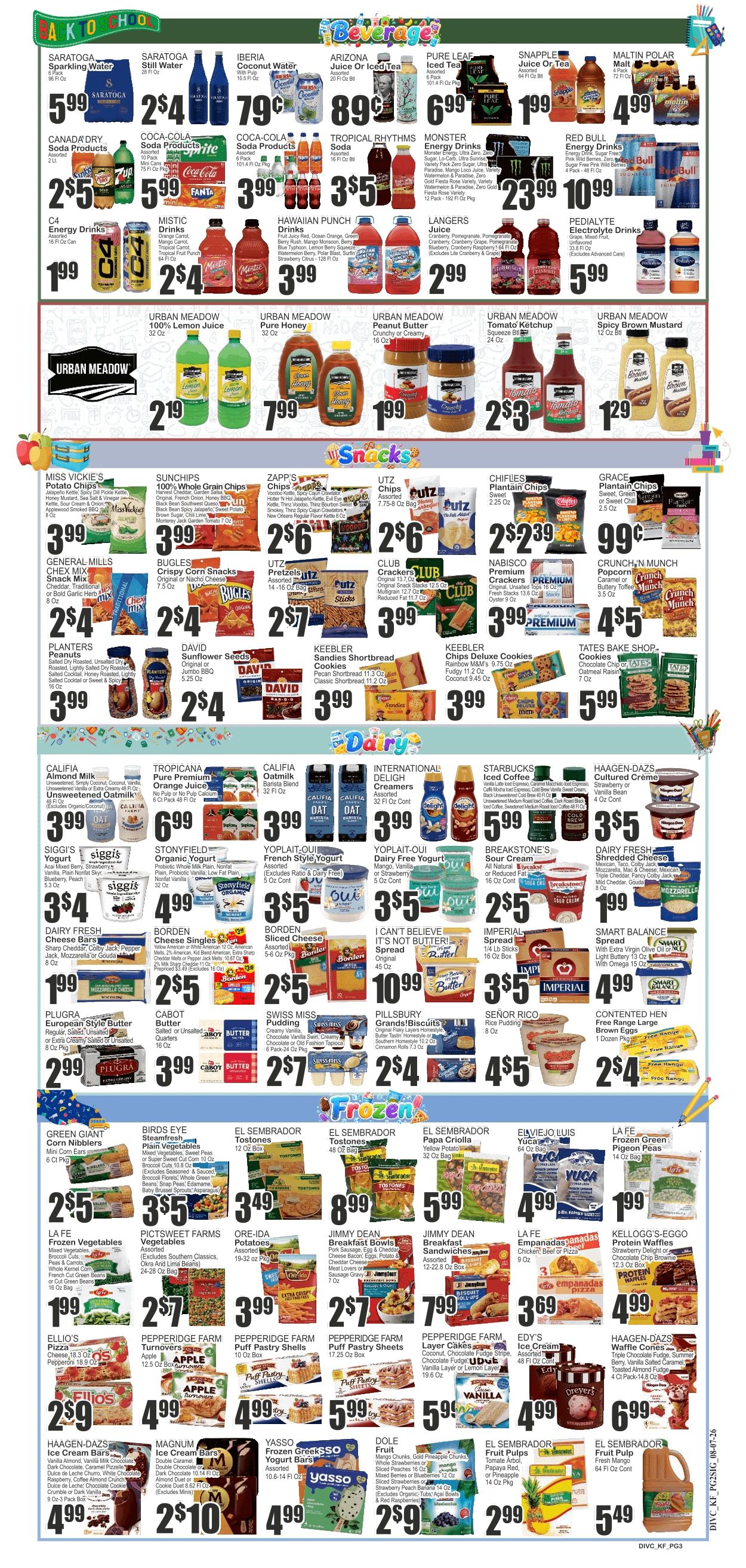 Food Universe (Lakeland, FL) Weekly Ad August 7 - 13, 2026