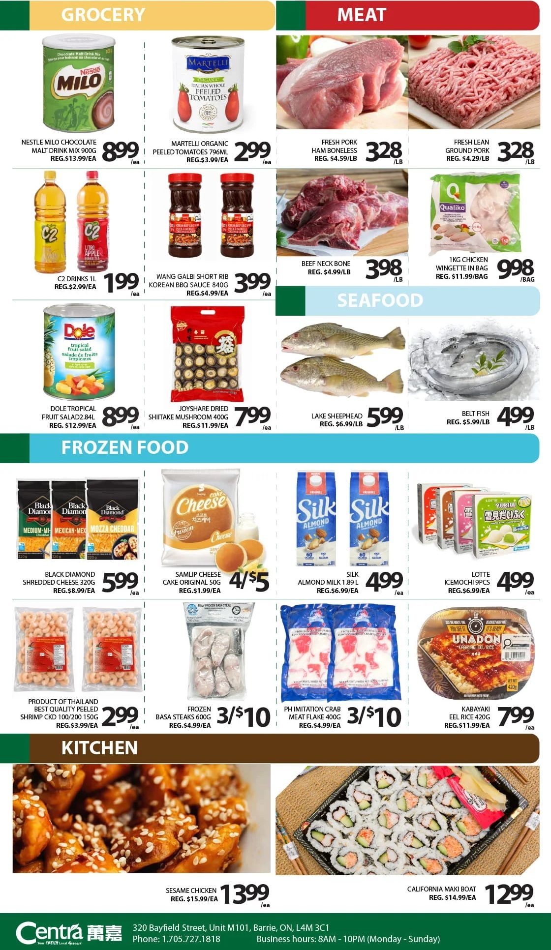 Centra Foods (Barrie) Flyer August 7 to 13