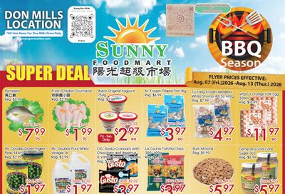 Sunny Foodmart (Don Mills) Flyer August 7 to 13