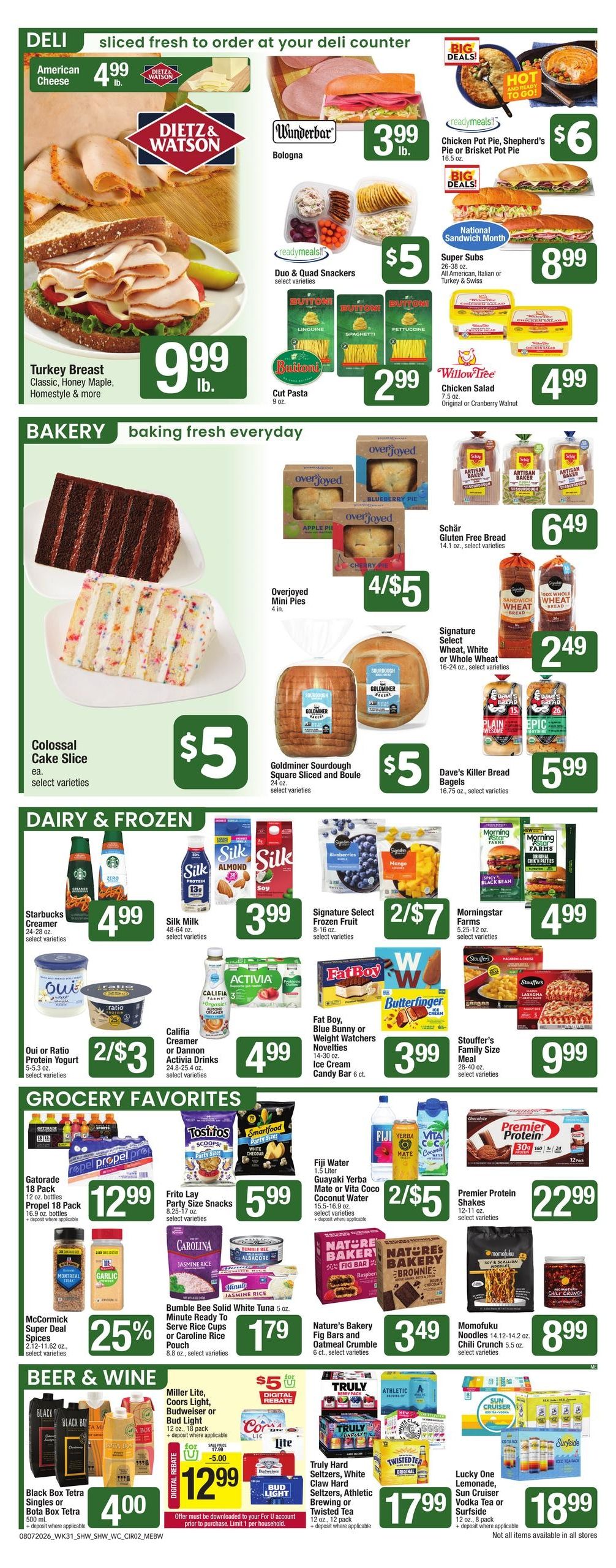 Shaw's (ME) Weekly Ad August 7 - 13, 2026