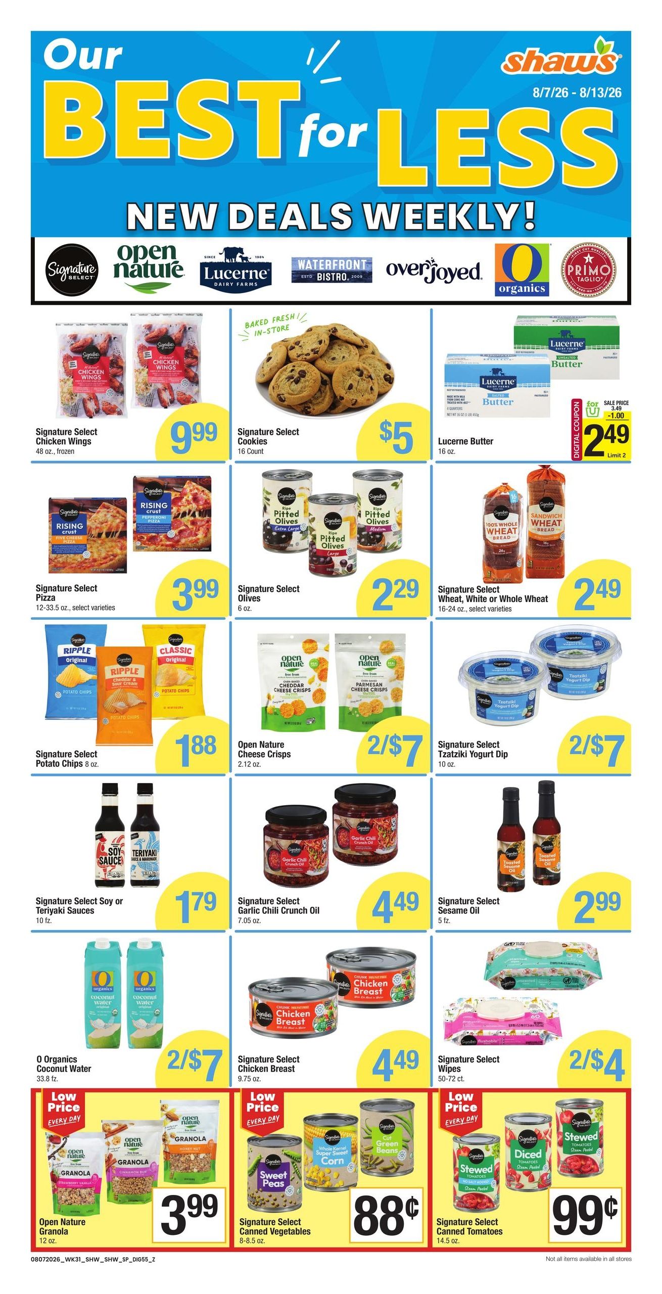 Shaw's (ME) Weekly Ad August 7 - 13, 2026