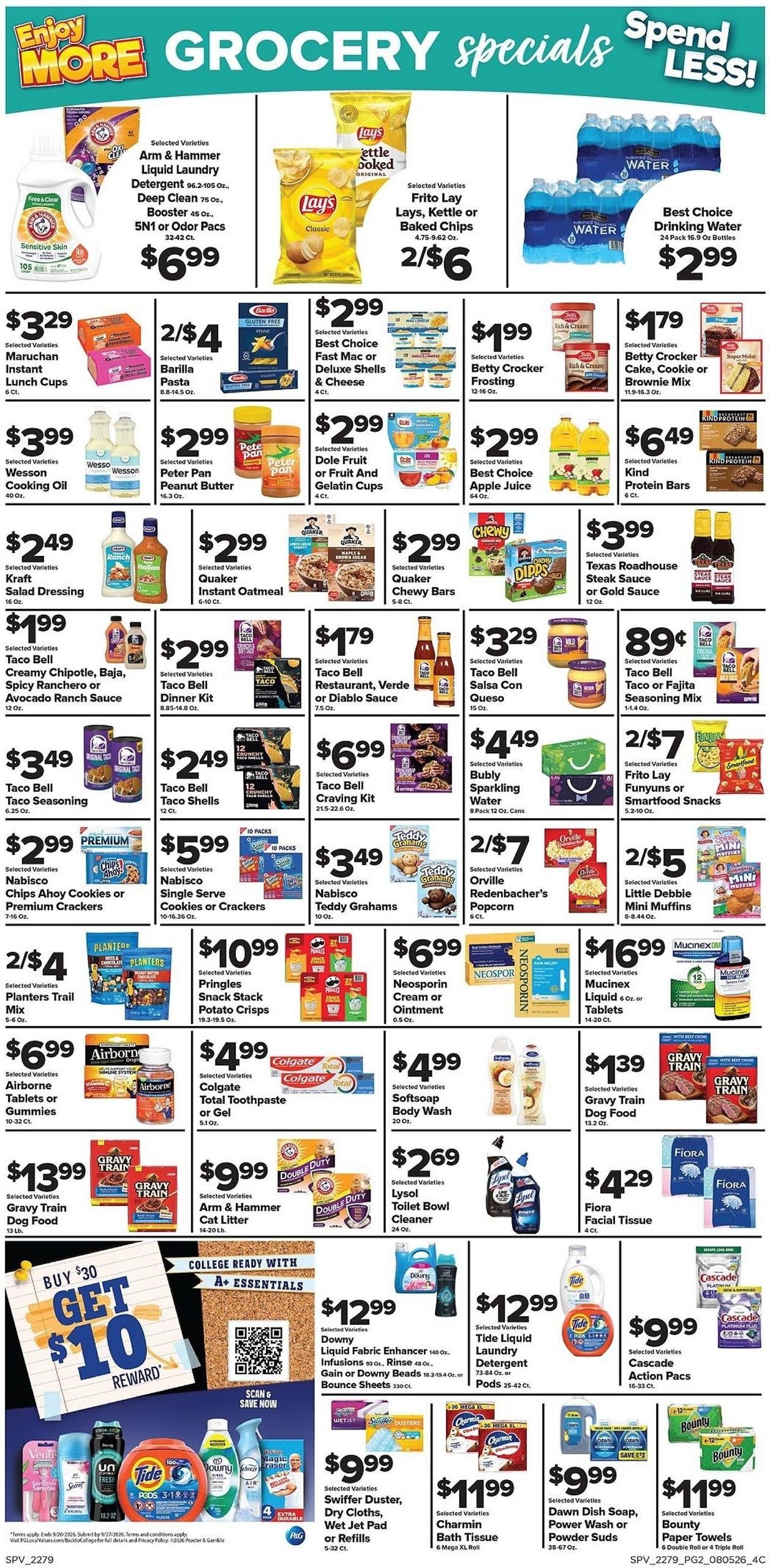 Harter House Eastgate Weekly Ad August 5 - 11, 2026