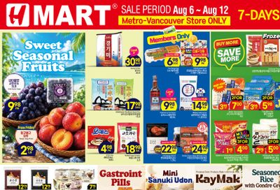 H Mart (West) Flyer August 6 to 12