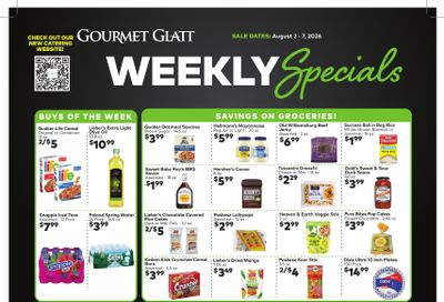 Gourmet Glatt (New York) Weekly Ad August 1 - 7, 2026