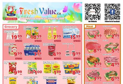 Fresh Value (Etobicoke) Flyer August 7 to 13