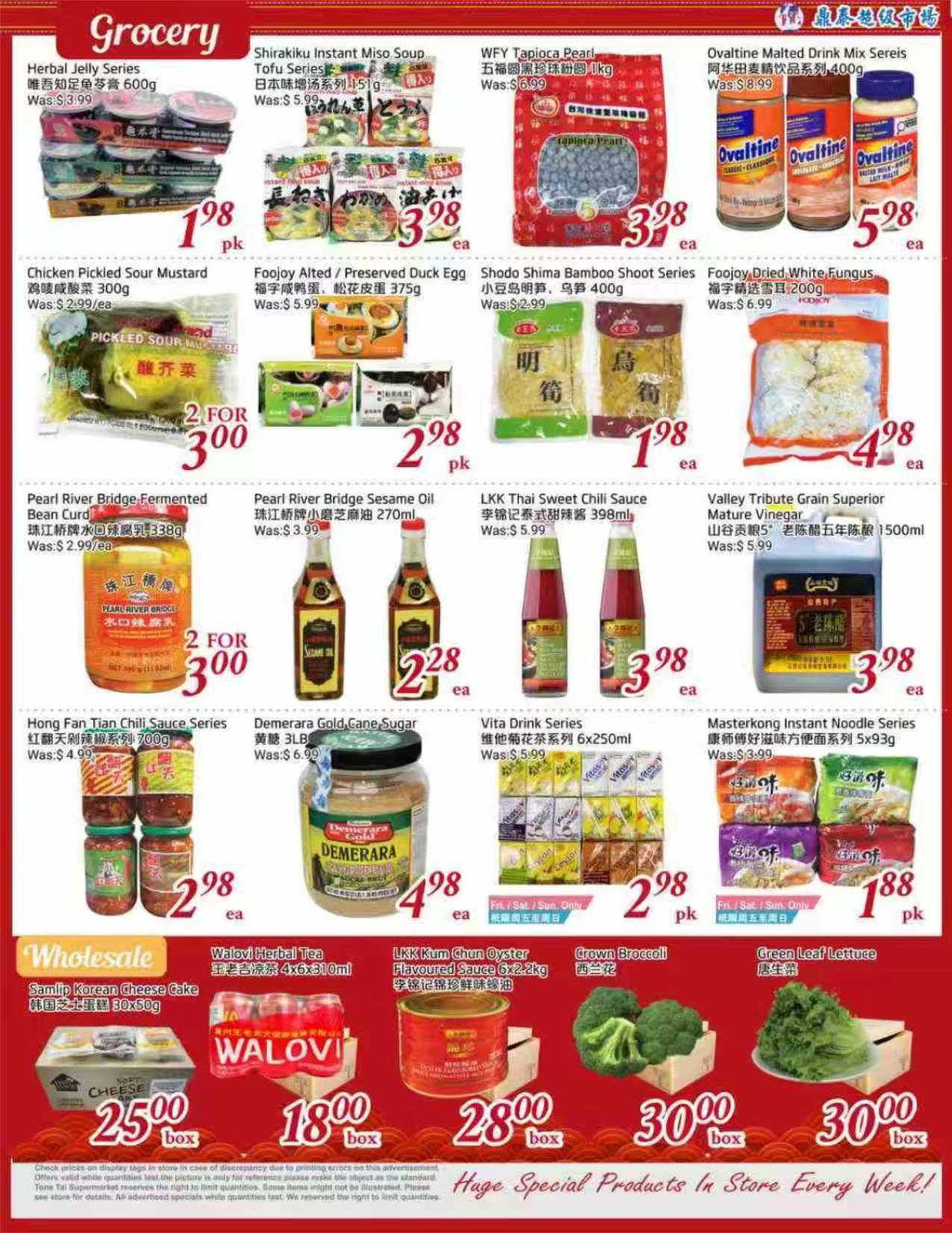 Tone Tai Supermarket Flyer August 7 to 13