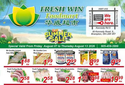 Fresh Win Foodmart Flyer August 7 to 13