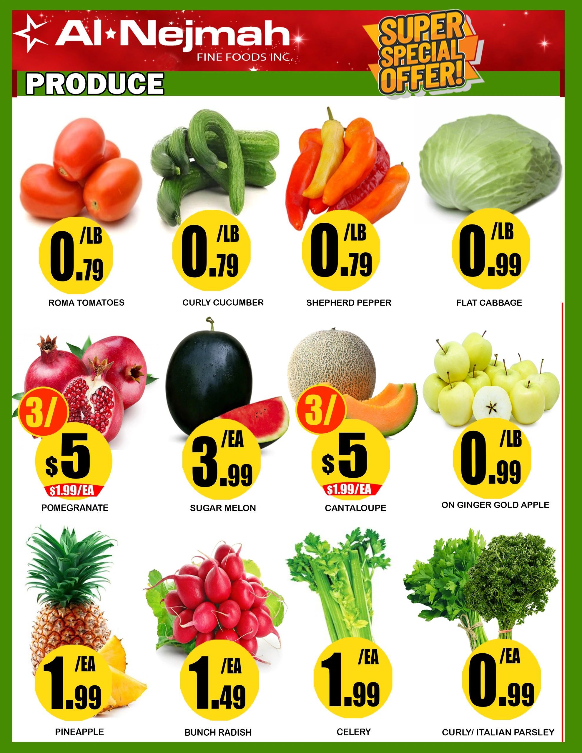 Alnejmah Fine Foods Inc. Flyer August 7 to 13