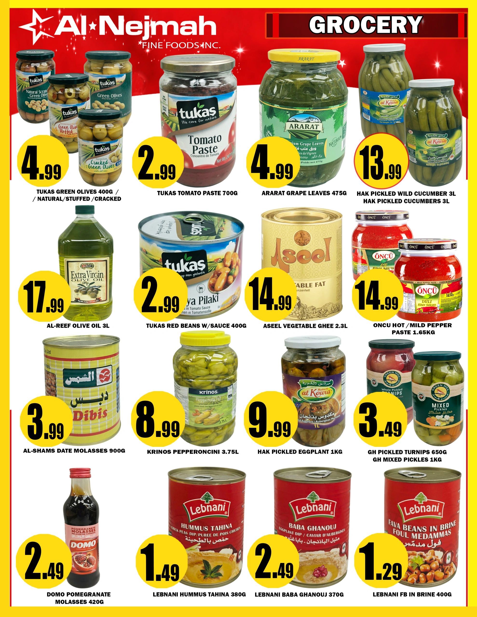 Alnejmah Fine Foods Inc. Flyer August 7 to 13