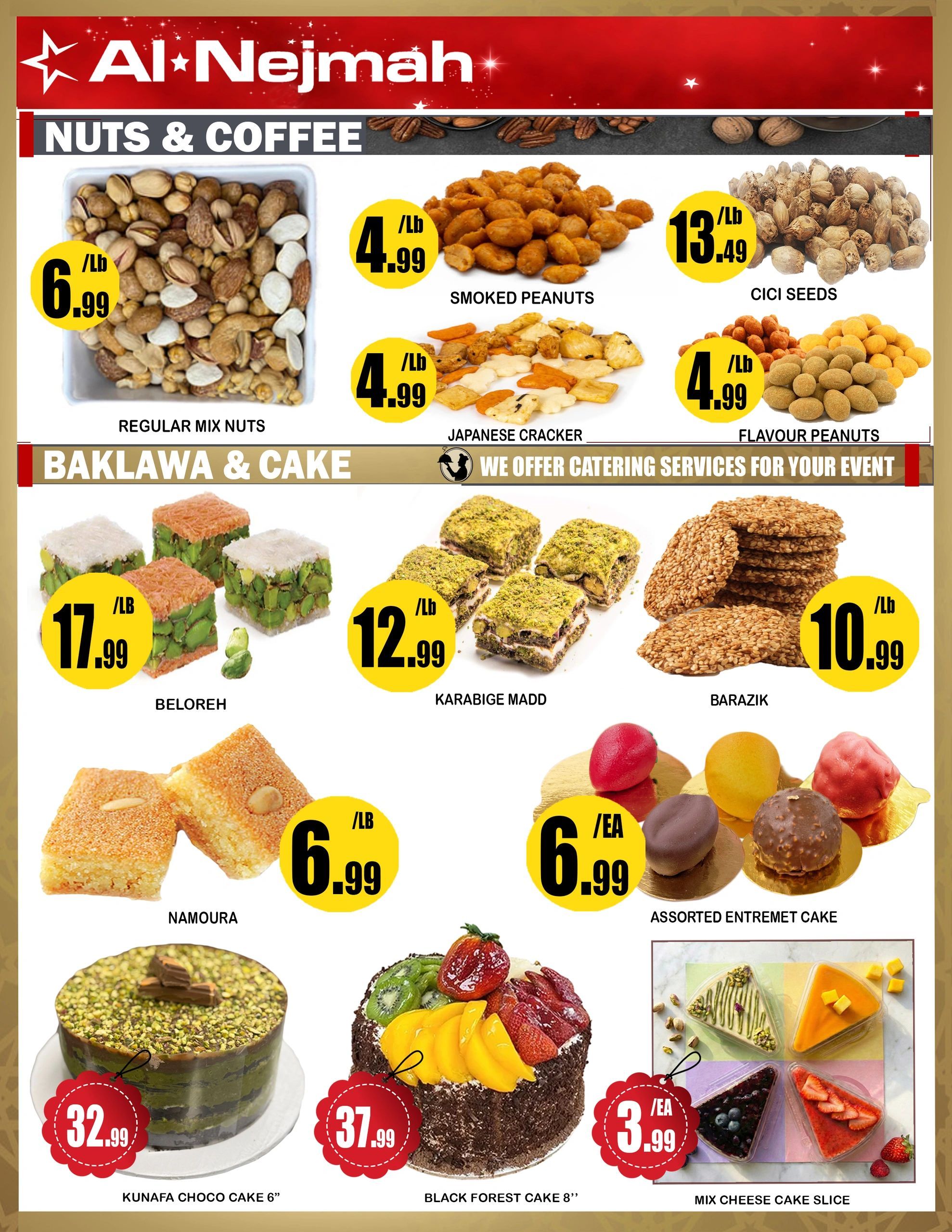 Alnejmah Fine Foods Inc. Flyer August 7 to 13