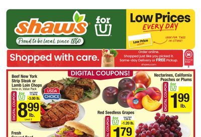 Shaw's (Providence Area, RI) Weekly Ad August 7 - 13, 2026