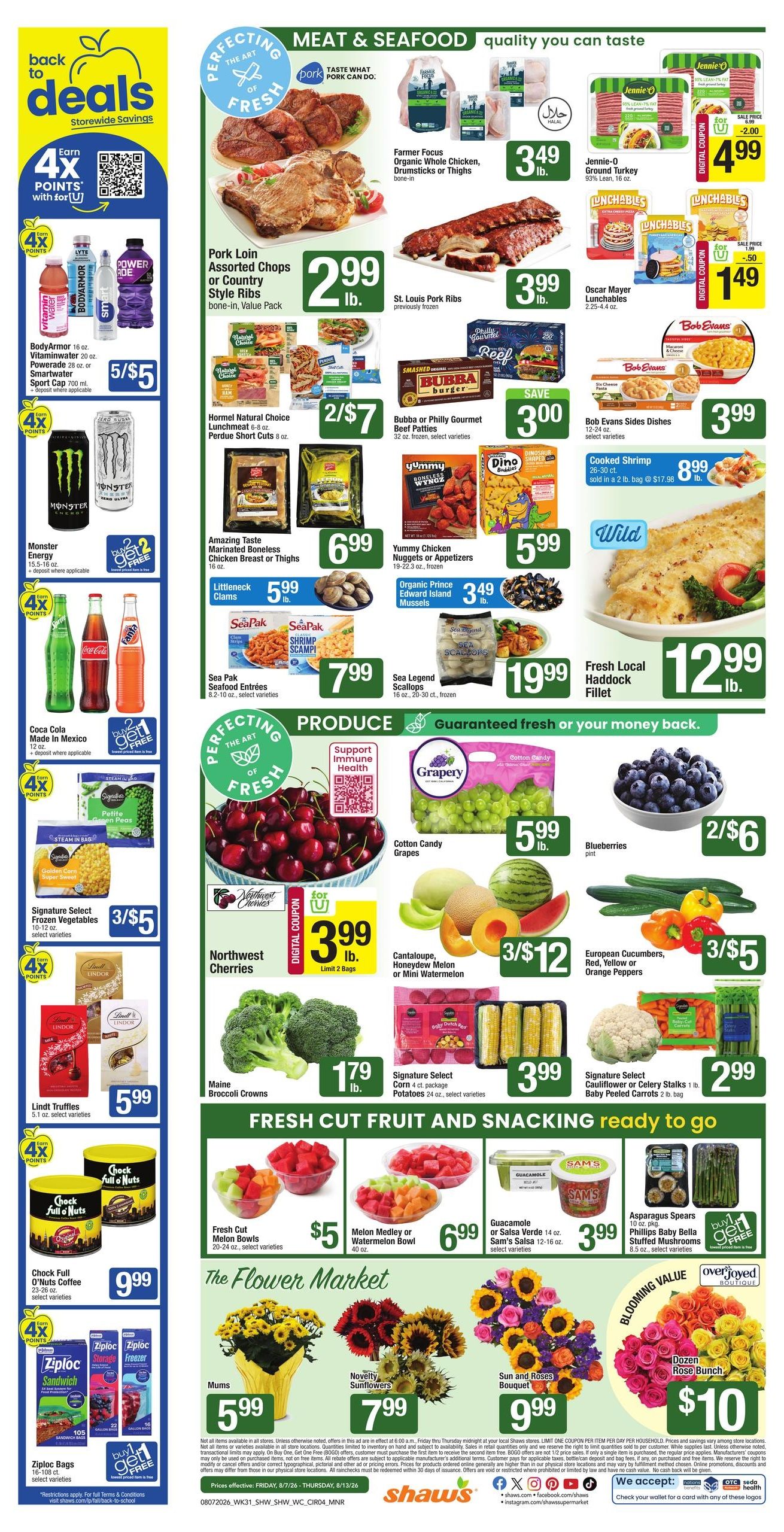 Shaw's (Providence Area, RI) Weekly Ad August 7 - 13, 2026