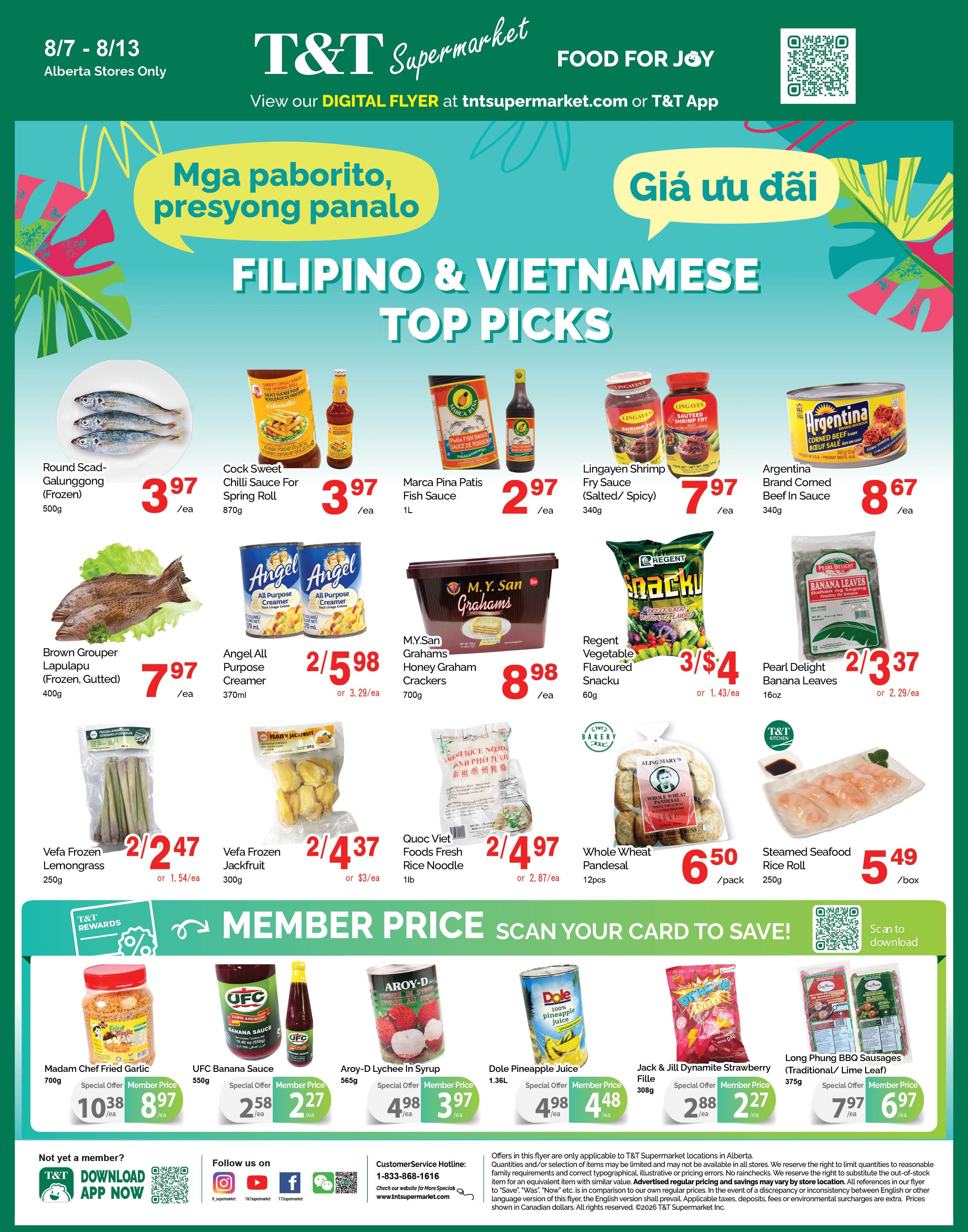 T&T Supermarket (AB) Flyer August 7 to 13