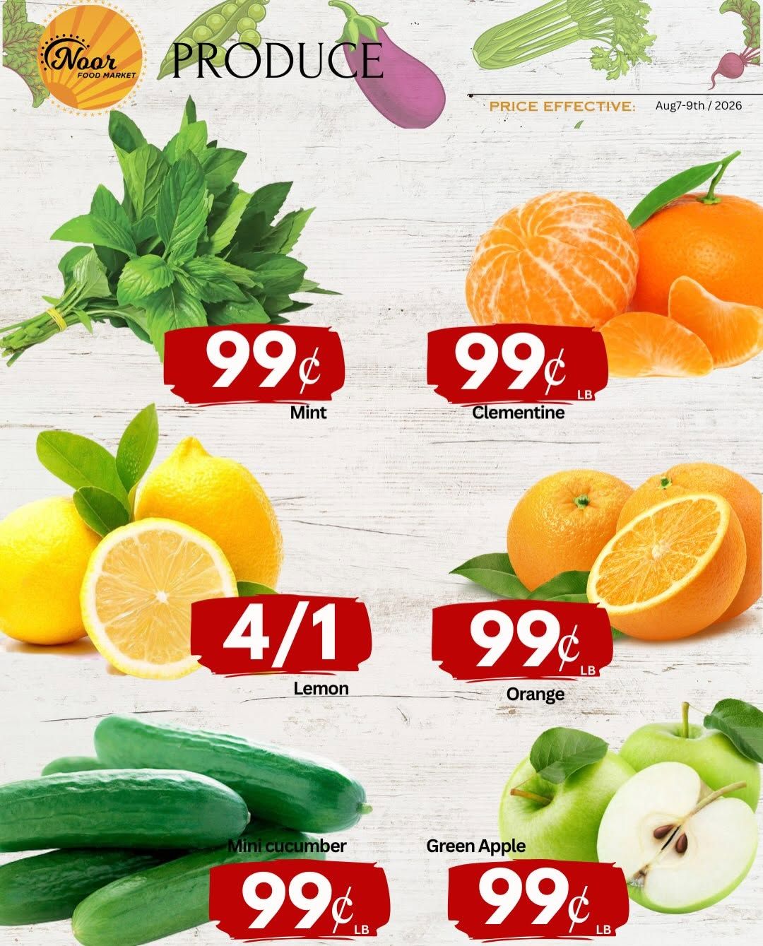 Noor Food Market Flyer August 7 to 13