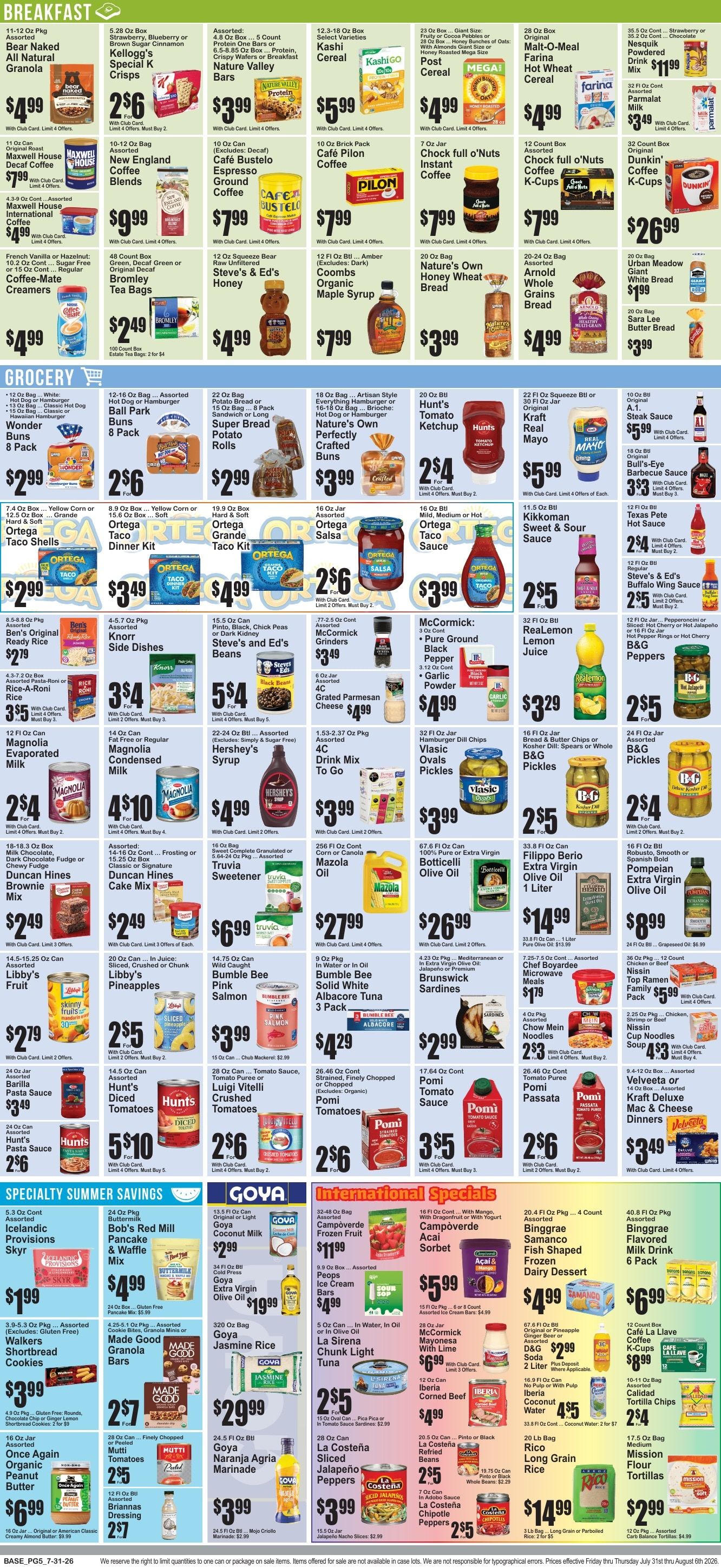 Market Fresh Supermarkets (Staten Island, NY) Weekly Ad August 7 - 13, 2026